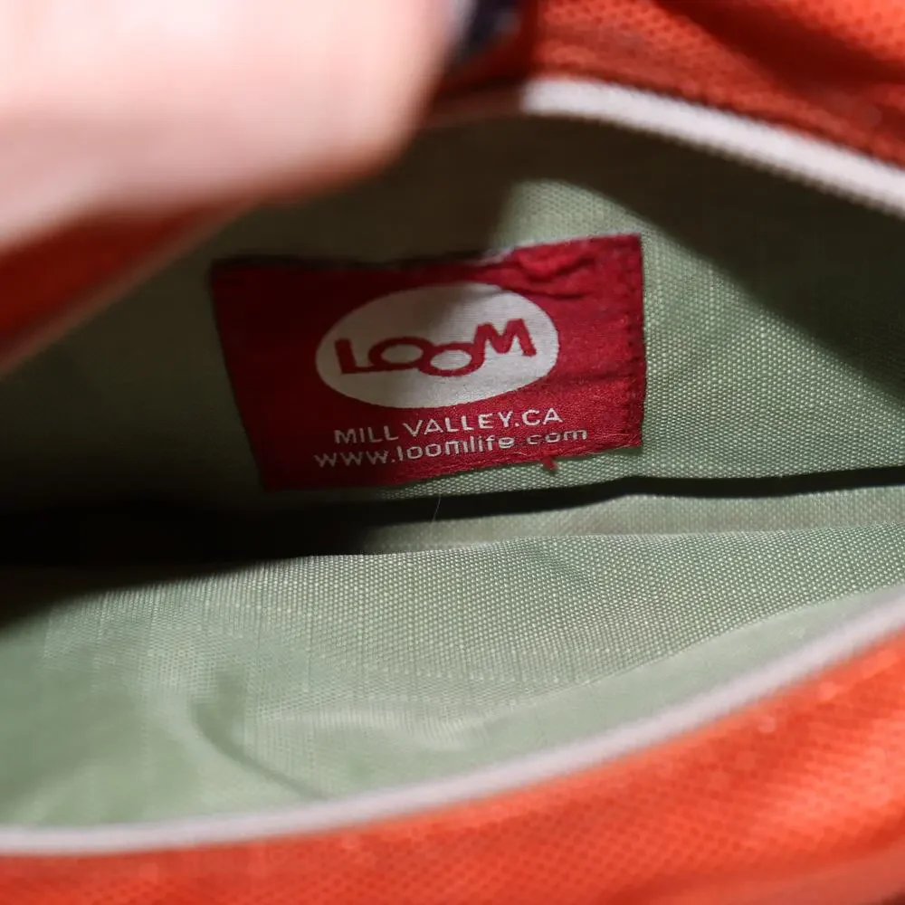 Loom Diaper‎ Bag – Red with Detachable Orange Pouch and Changing Pad